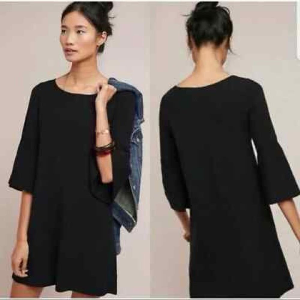 Moth by Anthropologie Chester Bell Sleeve Tunic Sweater Dress